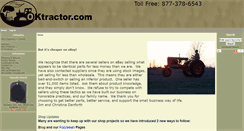 Desktop Screenshot of oktractor.com